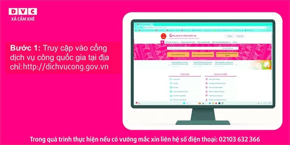 THÔNG BÁO DANH MỤC THỦ TỤC HÀNH CHINH CÁ NHÂN, TỔ CHỨC CÓ THỂ NỘP HỒ SƠ TRỰC TUYẾN KHÔNG CẦN ĐẾN TRỰC TIẾP TRUNG TÂM PHỤC VỤ HÀNH CHÍNH CÔNG CỦA XÃ