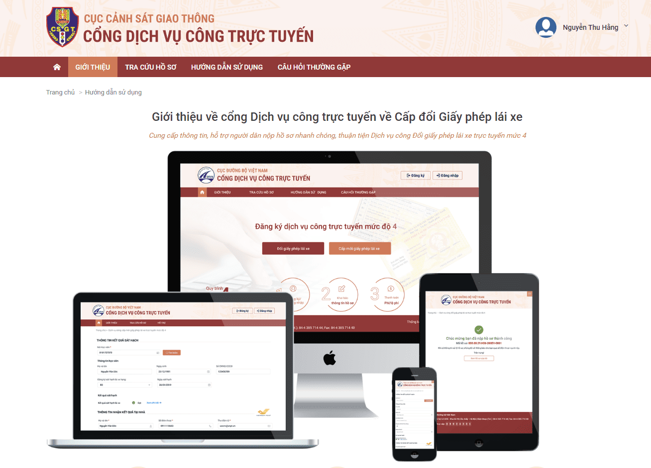 Hướng dẫn công dân làm thủ tục cấp đổi giấy phép lái xe